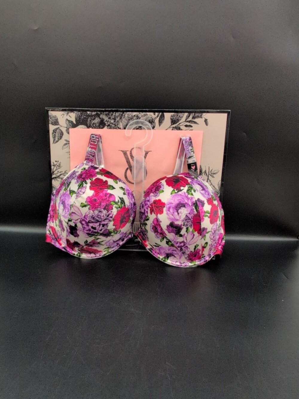 Victoria Secret Add Two Cups Bombshell Push Up Bra 38DD Multicolor